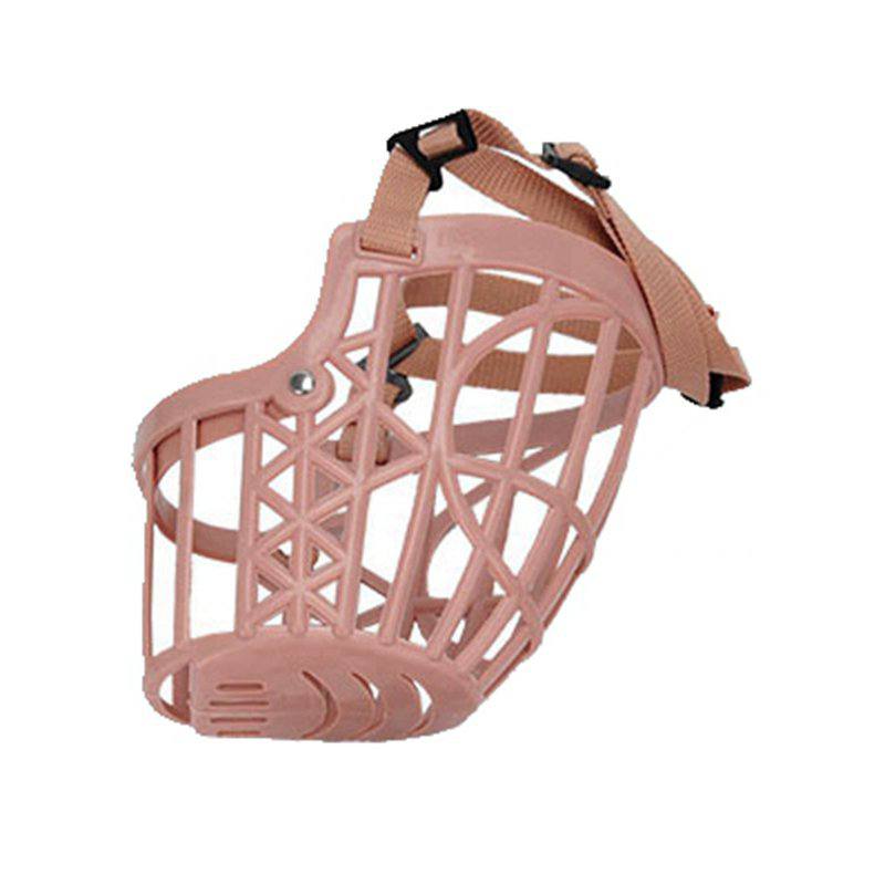 Dog Muzzle for Aggressive Dogs Plastic Breathable Basket Muzzles Prevent Barking Biting