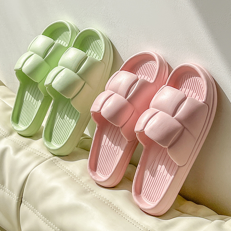 Dikke Platform Cloud Slippers Zomer Strand Schoenen Eva Zachte Zool Slide Sandalen Antislip Huis Badkamer Schoenen