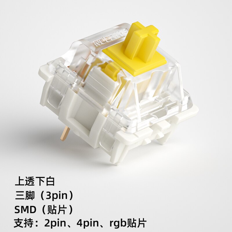 gateron yellow Pro switch 5pin mechanical keyboard switch 50gf: Yellowpro 3pin / 110pcs