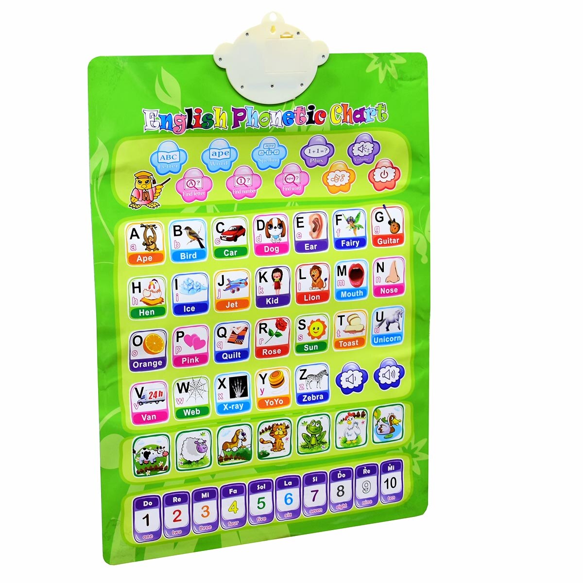 French English Early Childhood Learning Machine Computer Teach Alphabet Education Machine Tablet Poster Chart Toy for Kid
