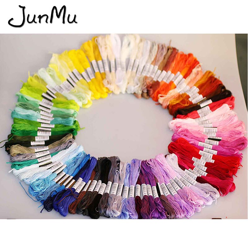 100/150pcs Anchor Similar DMC Embroidery Floss Cross Stitch Cotton Embroidery Thread Floss Sewing Skeins Craft Decor