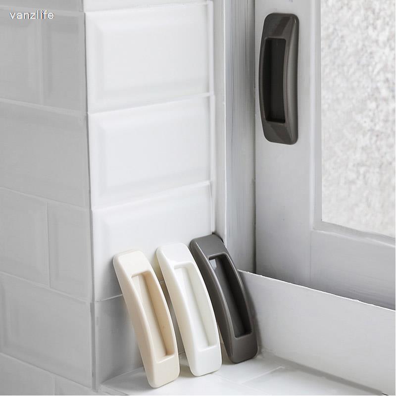 Vanzlife Plakken multifunctionele handvat Thuis rechthoekige handvat Glazen deur en raam schuifdeur push-pull extra deur handvat