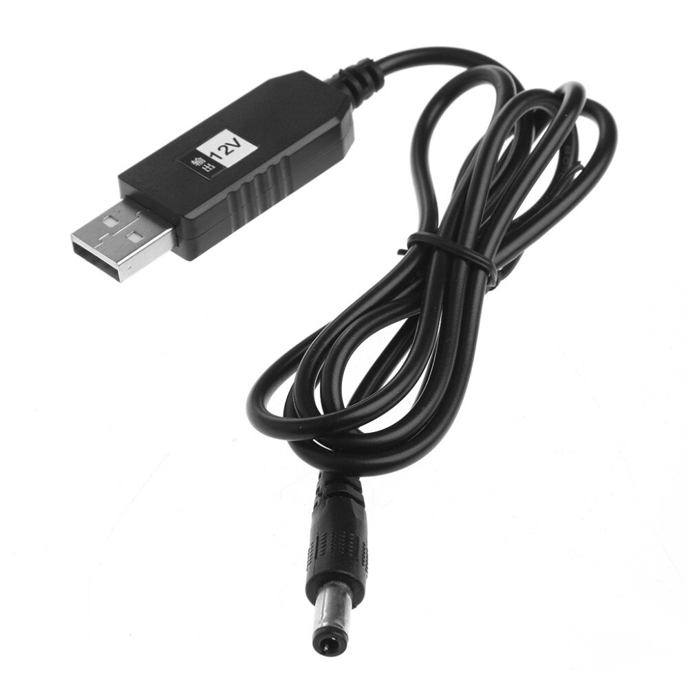 USB DC 5V To /9V/12V 2.1x5.5mm Male Step up Adapter Cable For Router LED Strip Light