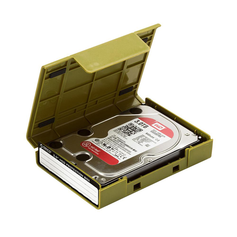 ORICO PHP-35 boîte de disque dur sac de rangement antichoc 3.5 pouces boîte de Protection de disque dur housse de Protection avec fonction étanche: Beige