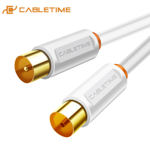 Cabletime Tv M/F 3C2V Kabel Video Kabel Voor High-Definition Televisie Hd Antenne Tv Stb digitale Tv Lijn C268