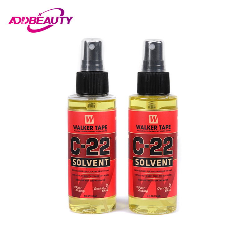 Ultra Hold Walker Tapes C-22 Lijmverwijderaar voor Lace Front Pruiken Menselijk haar Toupetje 15 ml Garenloos Lijmtape Waterdichte lijmverwijderaar: Blauw