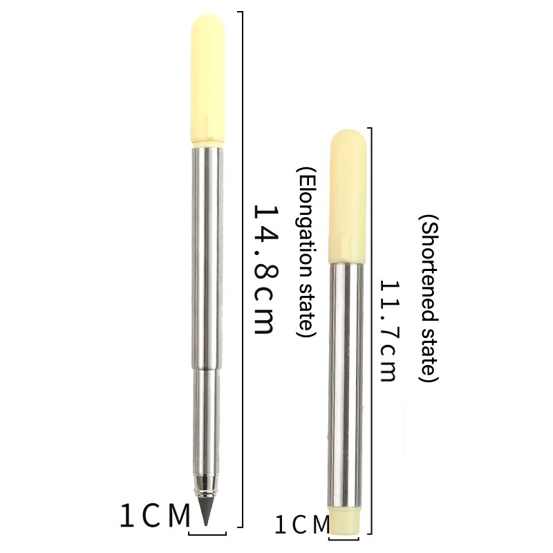 Rallonge De Crayon Rétractable Ergonomique En Métal Pour Crayons De 7 à