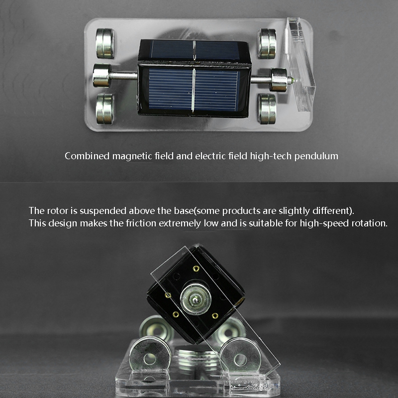 Solar Horizontal de cuatro lados levitación magnética Mendocino Motor Stirling modelo educativo