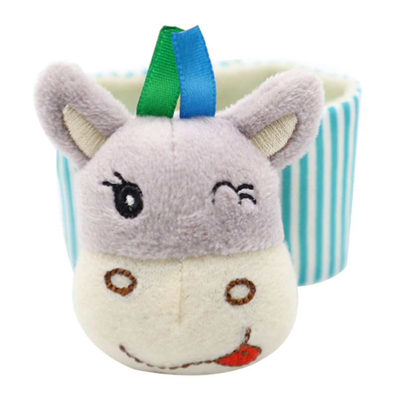 1 Pcs Leeuw Baby Rammelaar Speelgoed Tuin Bug Pols Rattle And Foot Sokken Dier Leuke Cartoon Baby Sokken Rammelaar Speelgoed: Rood