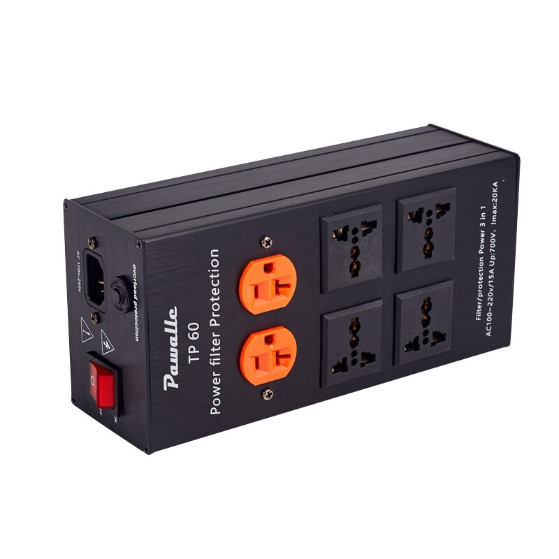 TP60 Level Two anti-surge 15A Overload Protection Audio Power Filter Socket