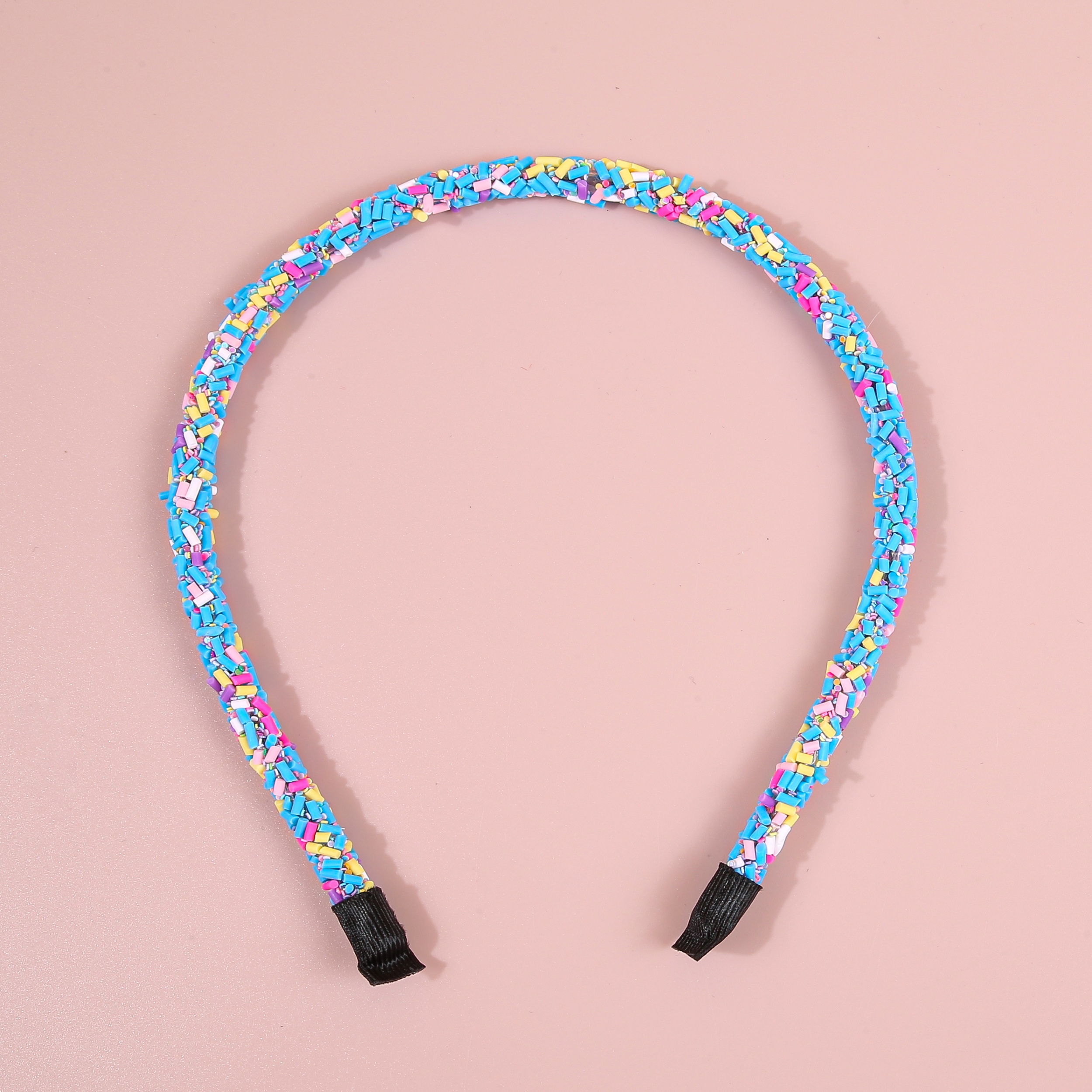 1/4 Uds. Diademas brillantes, diademas bonitas para niñas, diademas de colores helado para niñas, decoración de para niños, tocados: Azul cielo