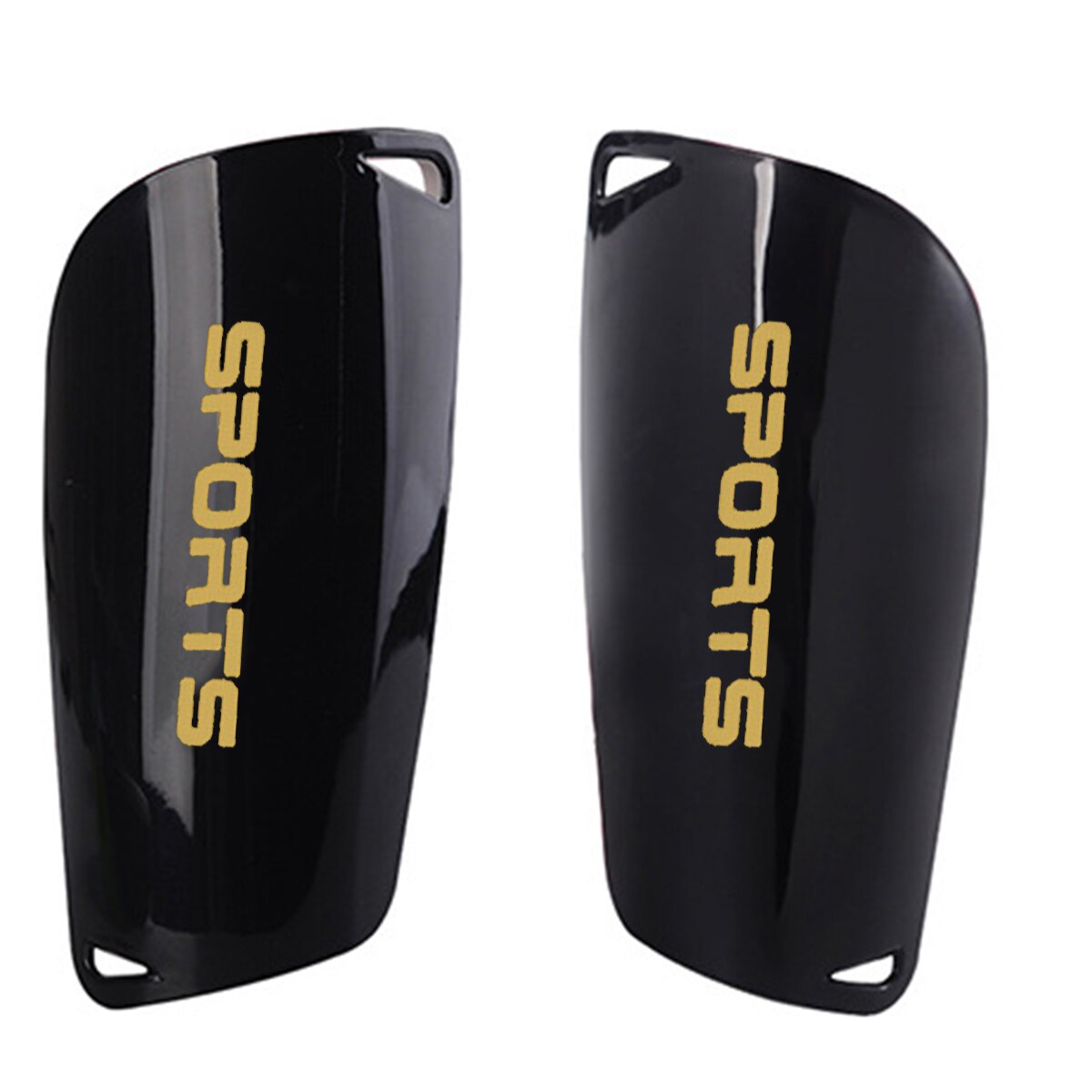 1 Pair Soccer Football Shin Guard Teens Socks Pads Sports Shields Legging Shinguards Sleeves Protective Gear: Black / Teen