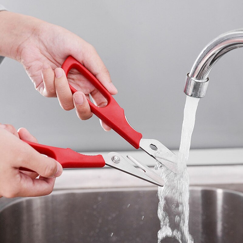 Ruostumaton teräs kalasakset hummeri kala katkarapu rapu äyriäissakset irrotettavat sakset kuoret keittiön ruoanlaittovälineet