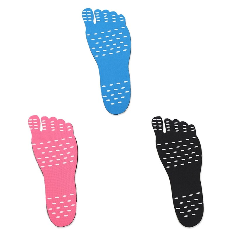 Strand Barefoot Onzichtbare Schoenen Binnenzool Warmte Isolatie Waterdicht Anti-slip Stick Op Zelfklevende Voet Bescherming Pad Stickers