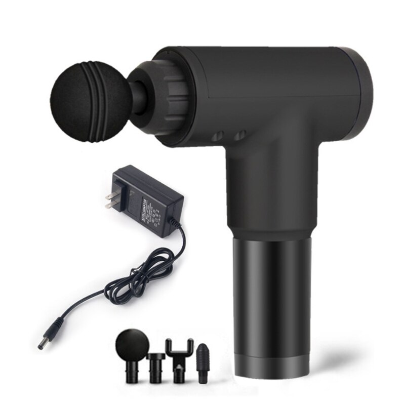 6-Speed Handheld Massage with 4 Heads for Muscle Pain Tension: BK-US