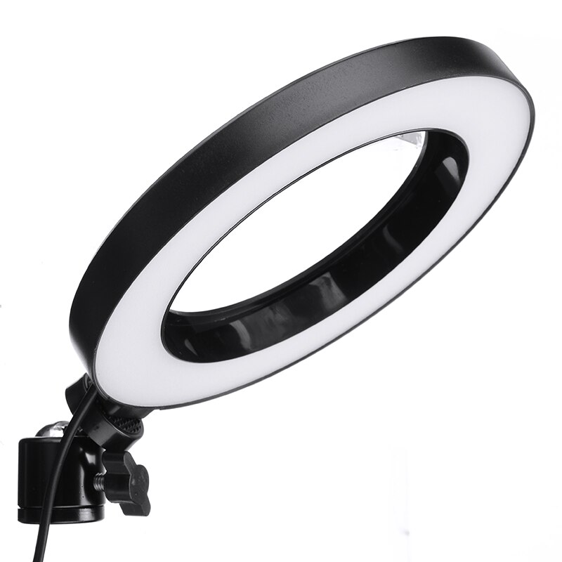 USB Spina Selfie Anello di Luce Staffa Del Telefono Mobile 16 centimetri Dimmerabile LED SMD Anello di Luce Mini Selfie Trucco Live Rotonda riempire Lampada