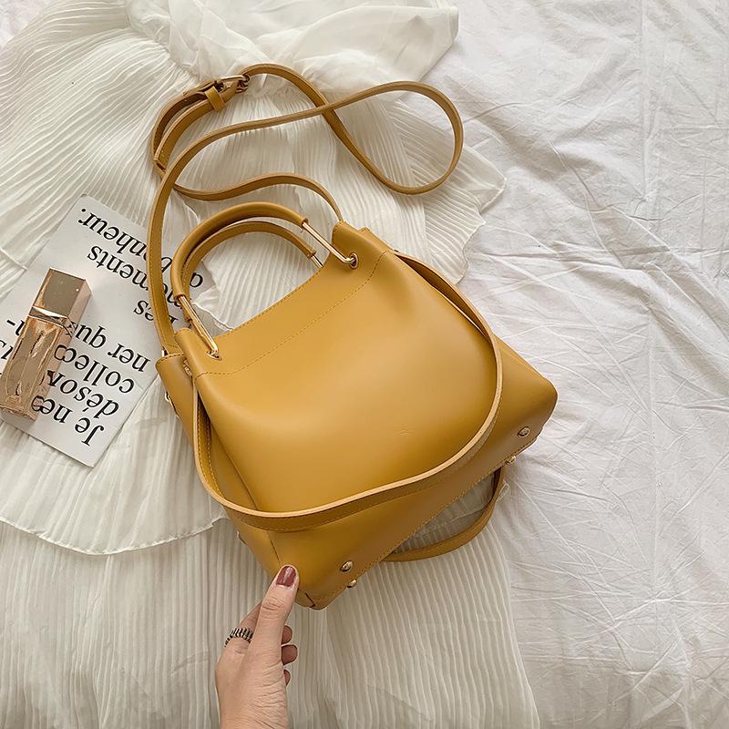 Brand Luxury Women Handbags Bucket Shoulder Bag Female Crossbody Bag Yellow Large Tote Bags Dropshiping: 4