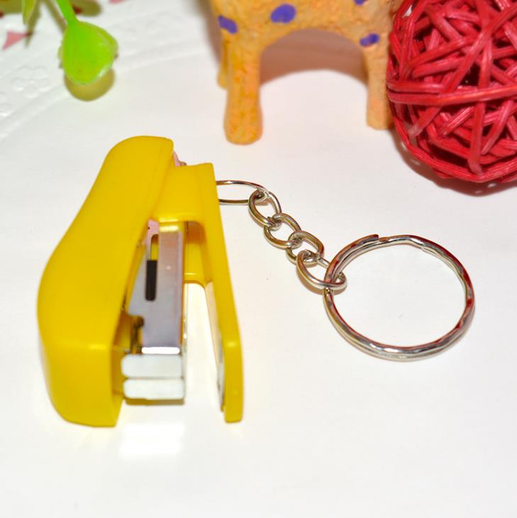 5 Pcs/set Kawaii Mini Candy Color Small Staplers Useful Portable Stapler Office Binding Clip Stationery