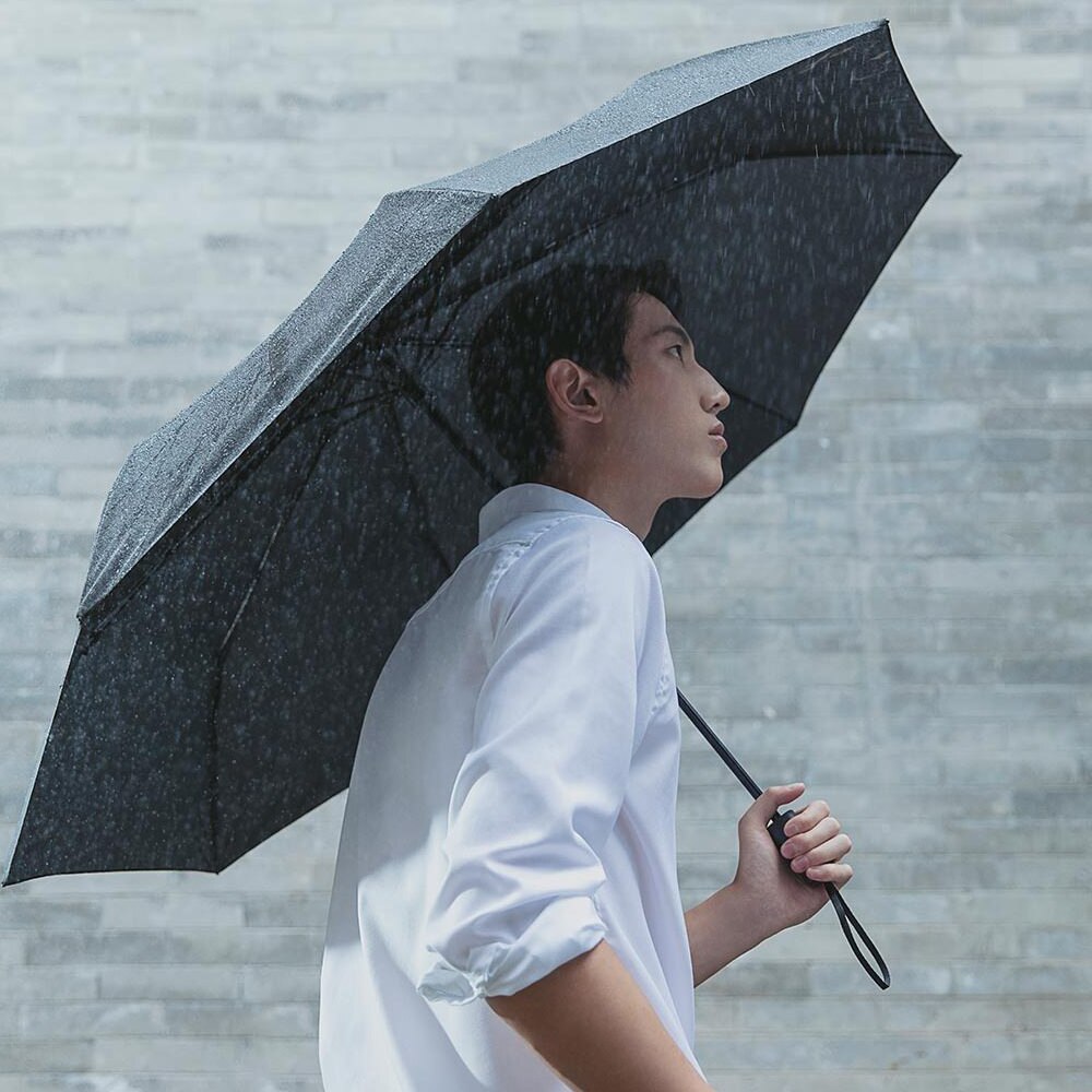 Ombrello pieghevole in Lega di Alluminio Tubo Pratico Antivento Impermeabile non-automatico unisex Pioggia e suola Ombrelli