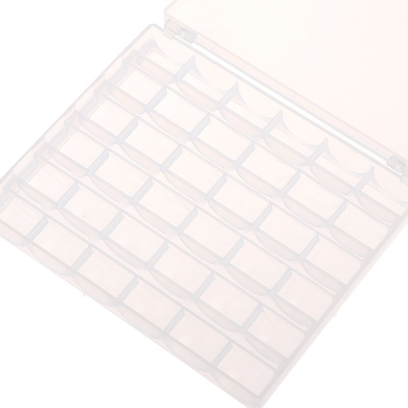 36 Spools Empty Bobbins Sewing Machine Bobbin Case Organizer Storage Plastic Box For Home Sewing Accessories Tool