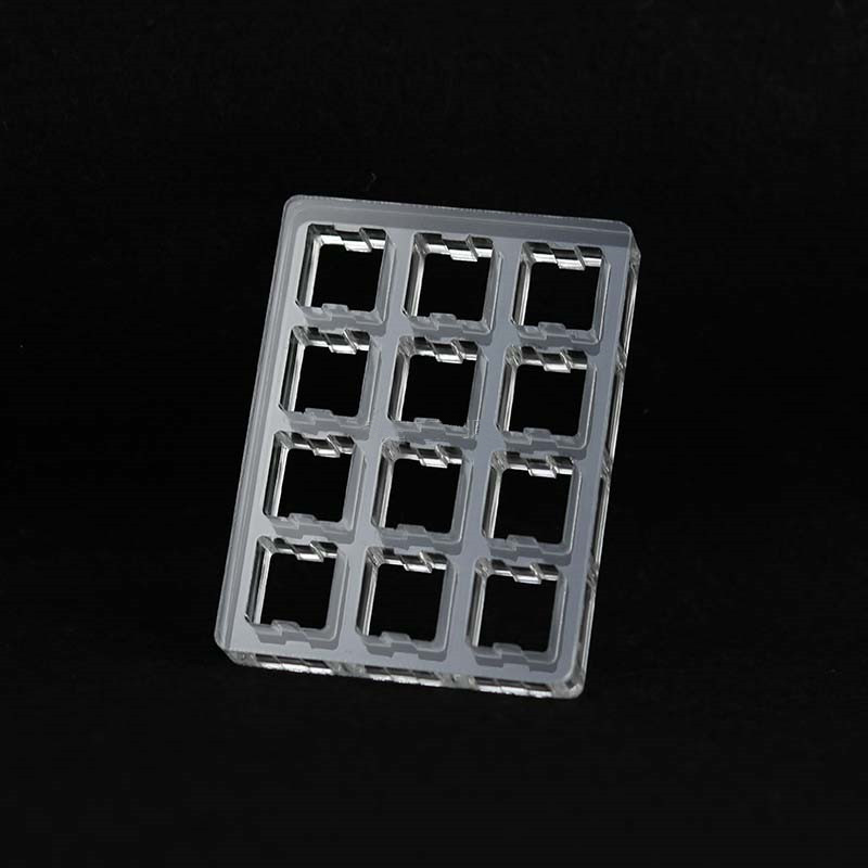 Switch Tester Base Transparent Acrylic Plate For Cherry Switch Blue Red Black Brown Silver green Switch Storage Display Board: Blue
