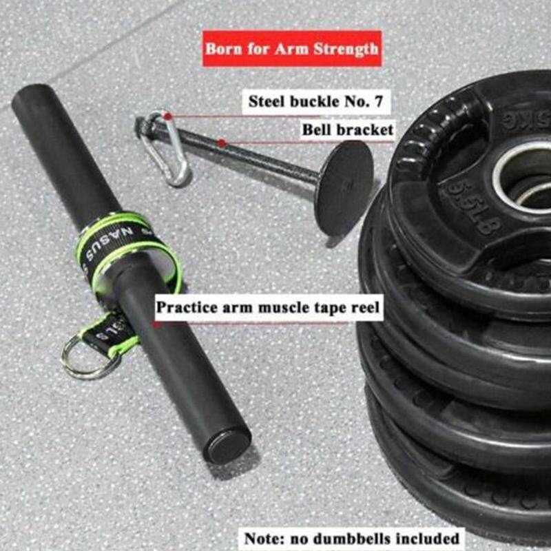 Unterarm Stärke Trainer Arm Trizeps Blaster Handgelenk Gewicht Handgelenk-stärkungsmittel-Ball Hause Fitness Energie Heben Ausrügestochen Rolle Bizeps V9B1