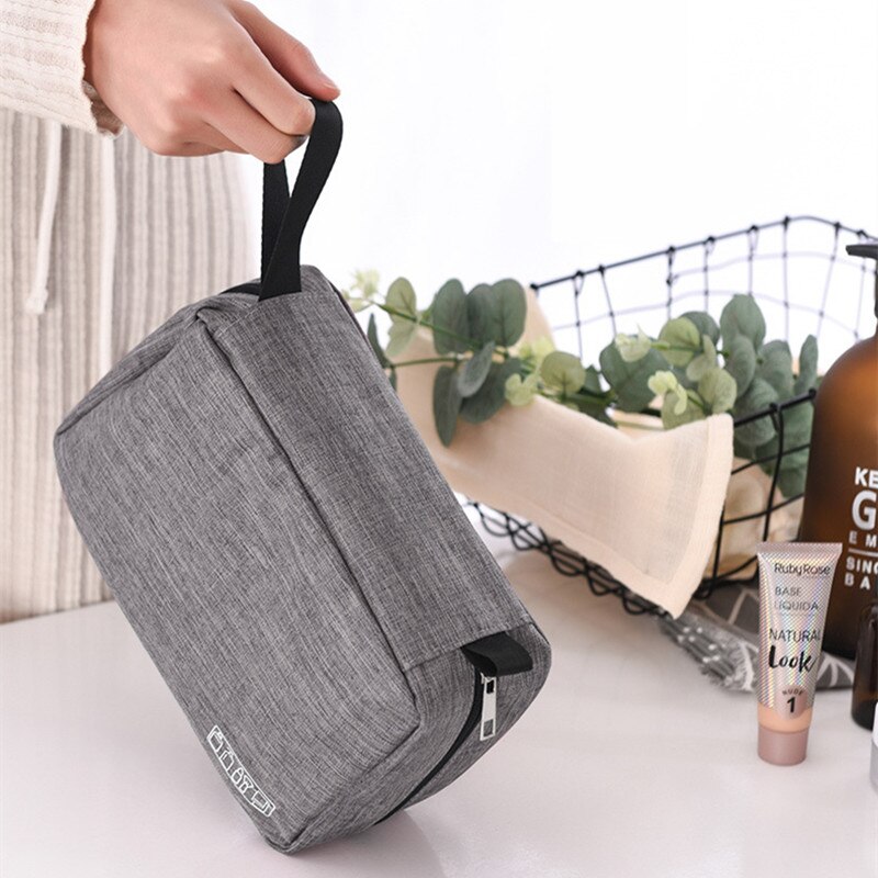 Uomo donna appeso borsa cosmetica organizzatore da viaggio multifunzione lavaggio da toeletta trucco custodia borsa per trucco pieghevole per estetista