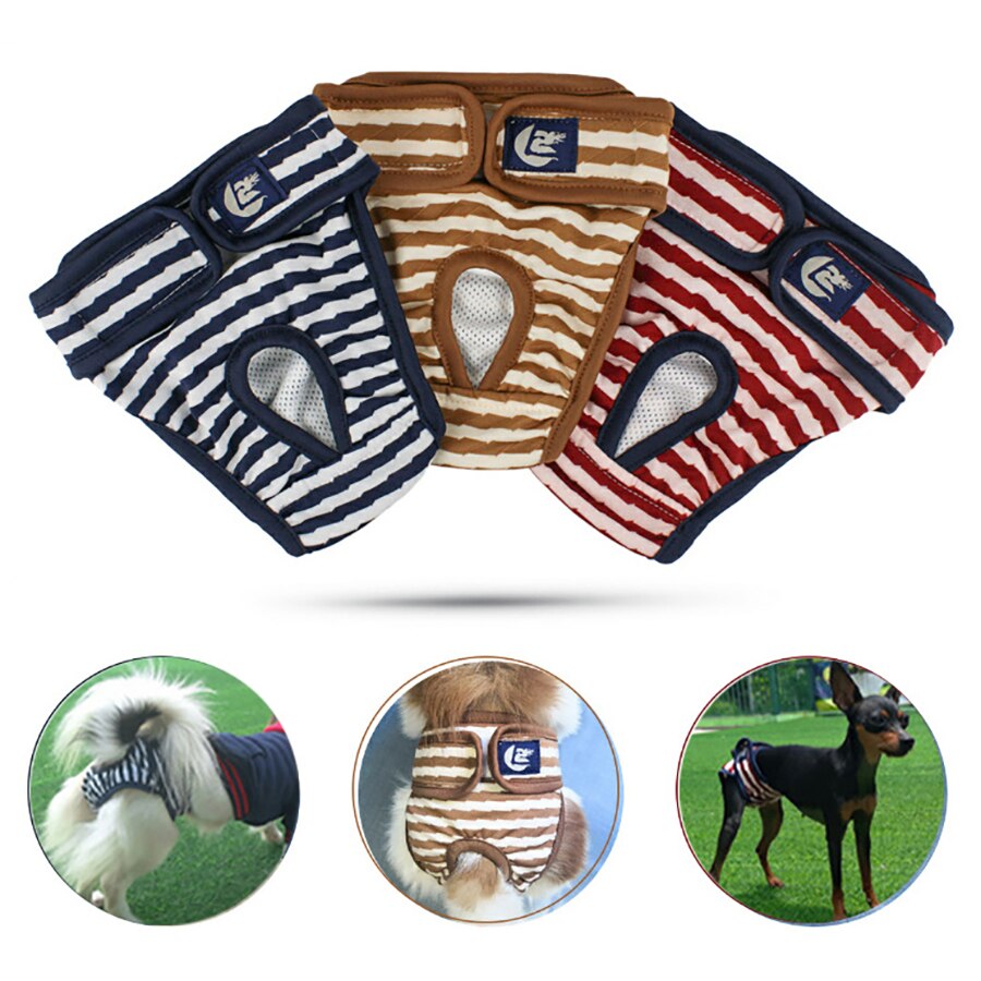 Pet Dog Diaper Physiological Pants Sanitary Washable Female Dog Panties harassment Shorts Underwear Briefs For Dogs