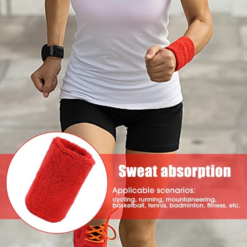 1/2Stck Handtuch Sport Armbänder Tennis Schweiß bänder Handgelenks chutz für Basketball Volleyball Padel Fitness Schweiß bänder Handgelenk Wickel Manschette