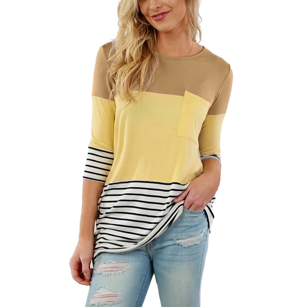 Women Maternity Shirts Long Sleeve Striped Nursing Tops Shirt For Breastfeeding Feeding Blouse Schwangerschafts kleidung @5