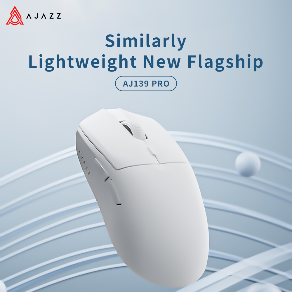Ajazz AJ139PRO Wireless 2.4GHz + Wired Gaming Mouse PAW3395 for Gaming Laptop Tablet Notebook PC Optical