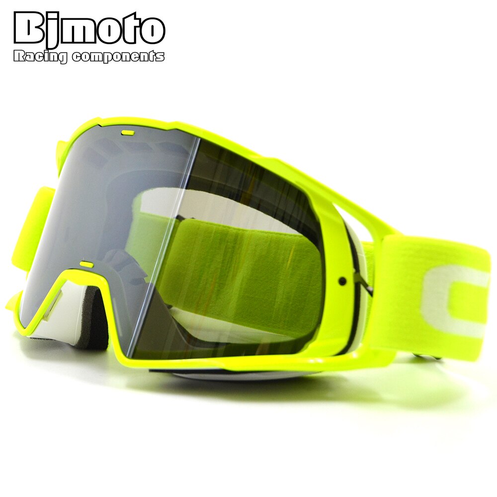 Bjmoto vintage mænd kvinder motocross beskyttelsesbriller sport mx off road hjelme sport gafas til motorcykel snavs cykel atv