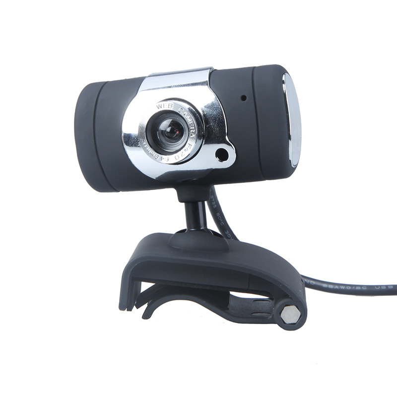 USB 2.0 50.0 M HD Webcam Camera Webcam met Microfoon MICROFOON voor Desktop Laptop Black 360 Graden Webcam USB2.0 voor Skype Computer