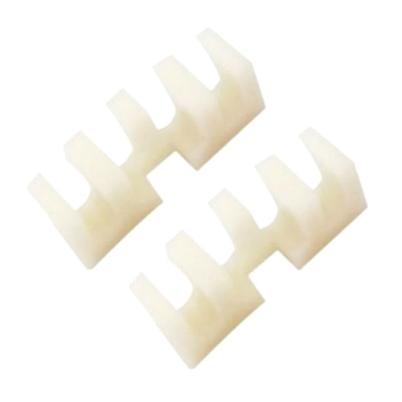 2 stk badminton strengemaskine værktøj racket load spreder adapter beskytter: Hvid