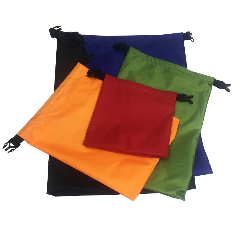 Lot de 5 sacs étanches en tissu silicone enduit de 1.5l/2.5l/3.5l/4.5l/6l couches pour rafting, canoë, bateau