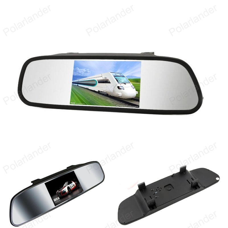 LCD Car Monitor TFT Screen For Rear View Camera DVD Parking digital Compatible Display 5 inch Assistance