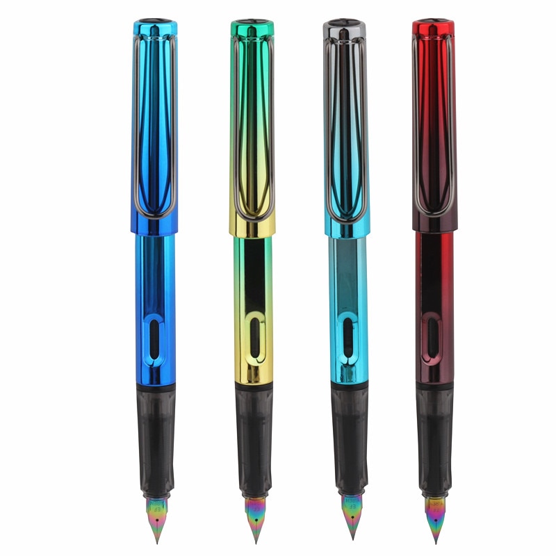Pluma estilográfica de , suministros de papelería escolar para estudiantes, 410 colores brillantes, para oficina, novedad