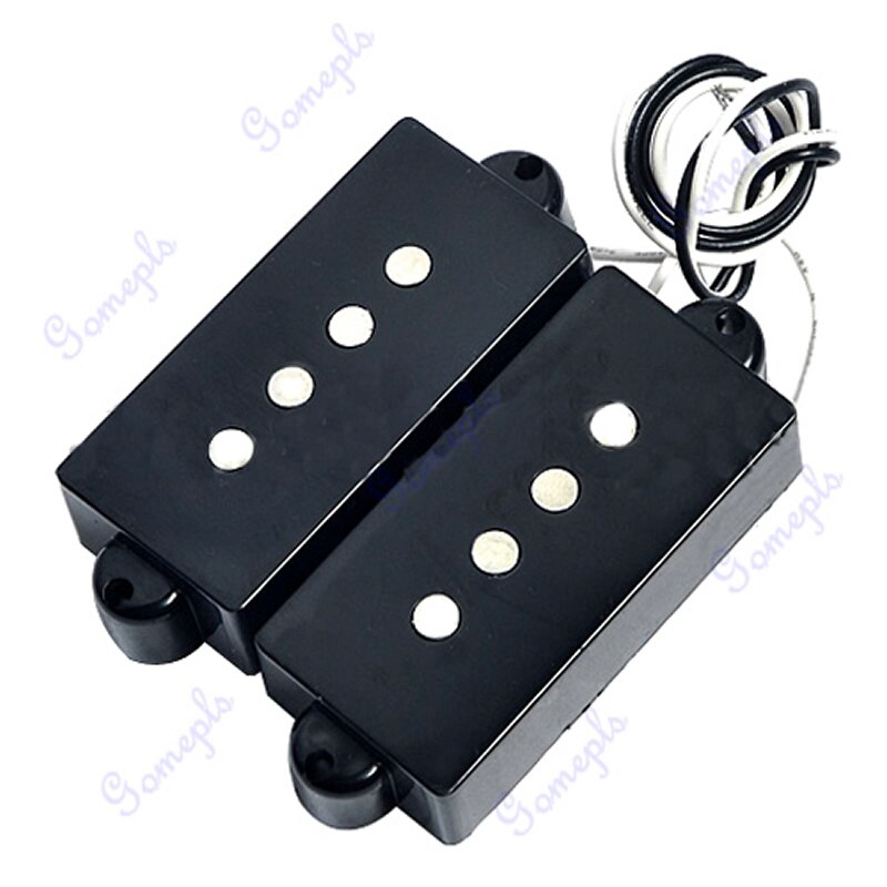 Zwart 4 String Geruisloze Pickup Set Voor Precision P Bass Bridge Pickup Set
