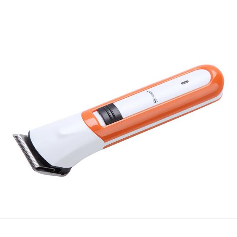 Recortadora de pelo eléctrica surker SK-530 para bebés y niños, recortadora de pelo recargable sin cable, recortadora de barba, máquina de corte de pelo: Naranja