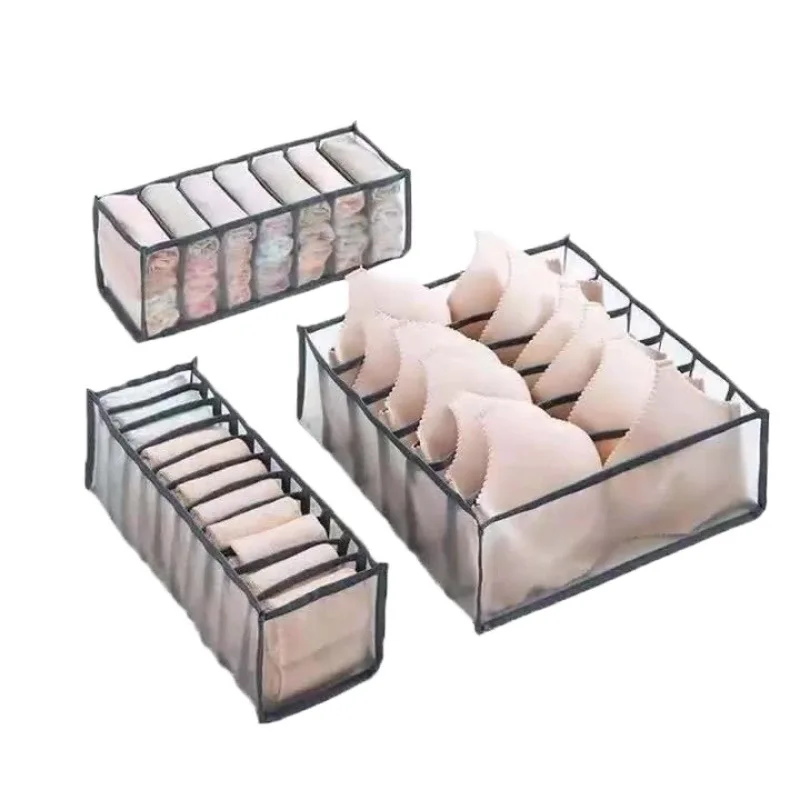 Drawers Type Underwear Socks Sorting Storage Box Women's Bra Panties Organizer Home Use Divided Compartment Cosmetic Bag