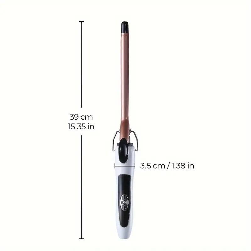 Ceramic perm bar 0.51 inch hair salon perm tool curling iron, fast heating, dual speed temperature control