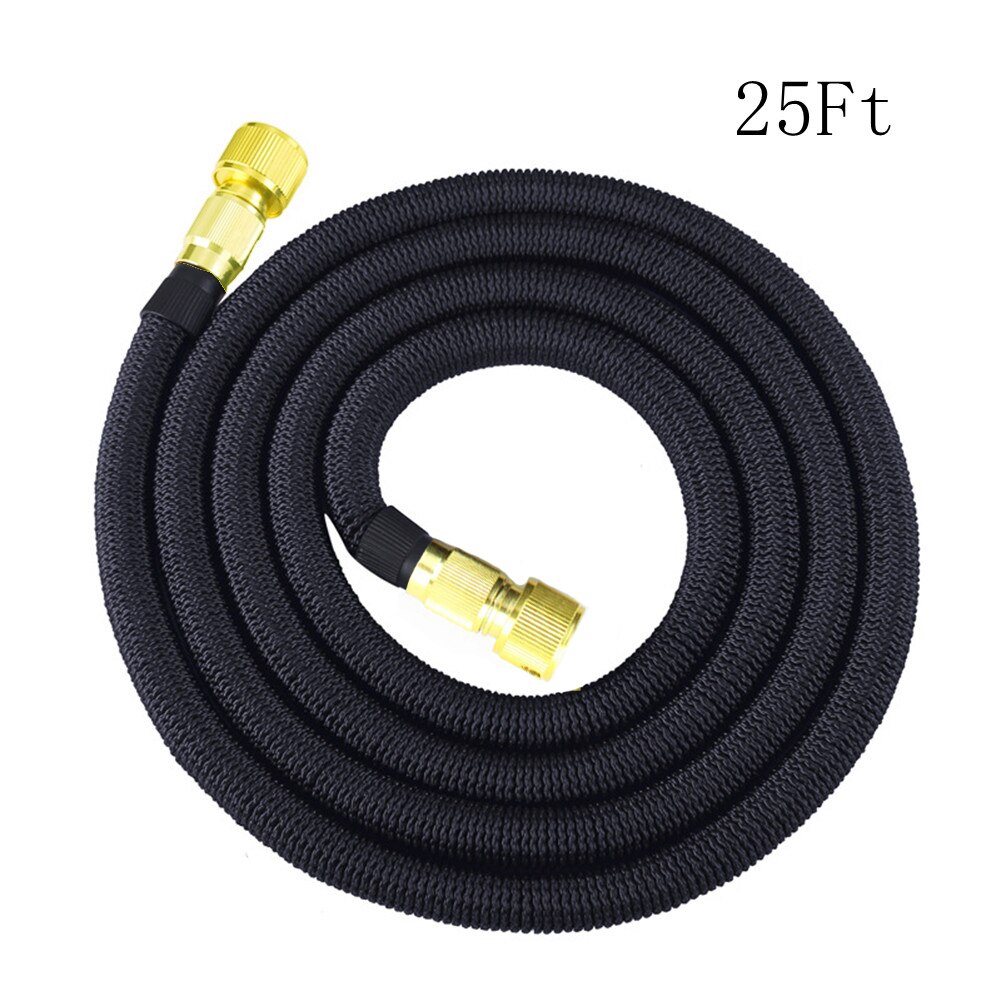 Garden Retractable Hose Watering 25/50 Feet Flexible High Pressure Resistant And Durable Garden Hose Easy to Carry And Store: 25ft