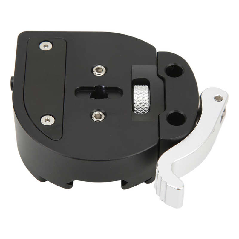Quick Release Plate Clamp Aluminum Alloy Tripod Quick Release Plate Clamp with Gradienter for DSLR Camera Stabilizer