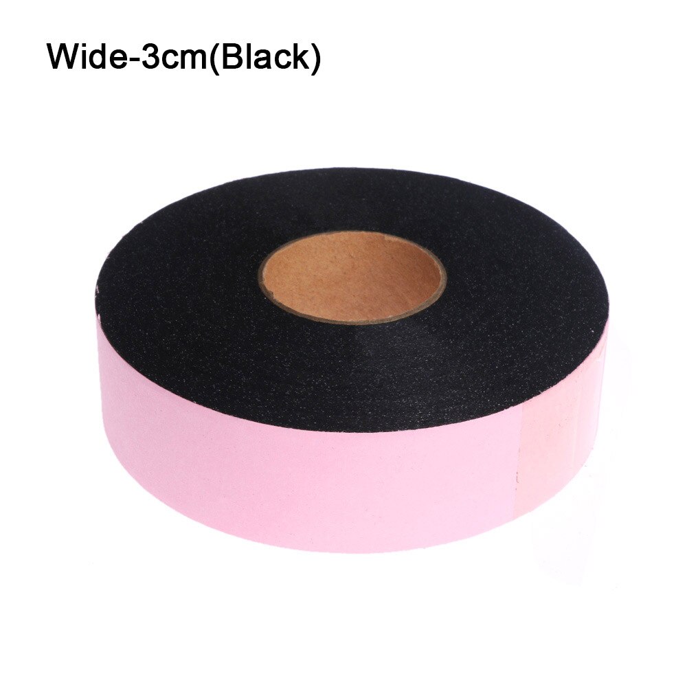 100Meter Wonder Web Ijzer Op Enkele Kleefband Stof Roll Kleding Naaien Turn Up Zoom Non-woven stof Liner: black 3cm