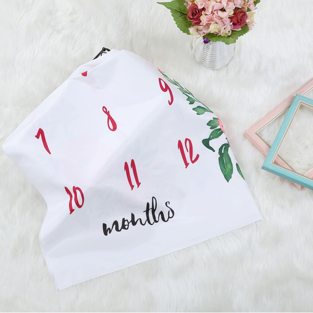 Baby Baby Deken Foto Fotografie Prop Dekens Bloemen Patroon Zachte Baby Inbakeren Wrap Baby Beddengoed Badhanddoek 100*100cm