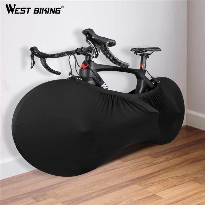 West biking cykelcover cykel cykel hjul støvtæt ridsefast cover indendørs beskyttelsesudstyr mtb cykelcover opbevaringstaske