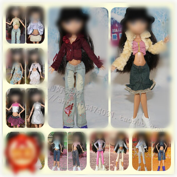 Monstering High Doll Dressing Soft Casual Wear Handmade Clothes Outfit Doll Clothing Set Girl Playing House Toys