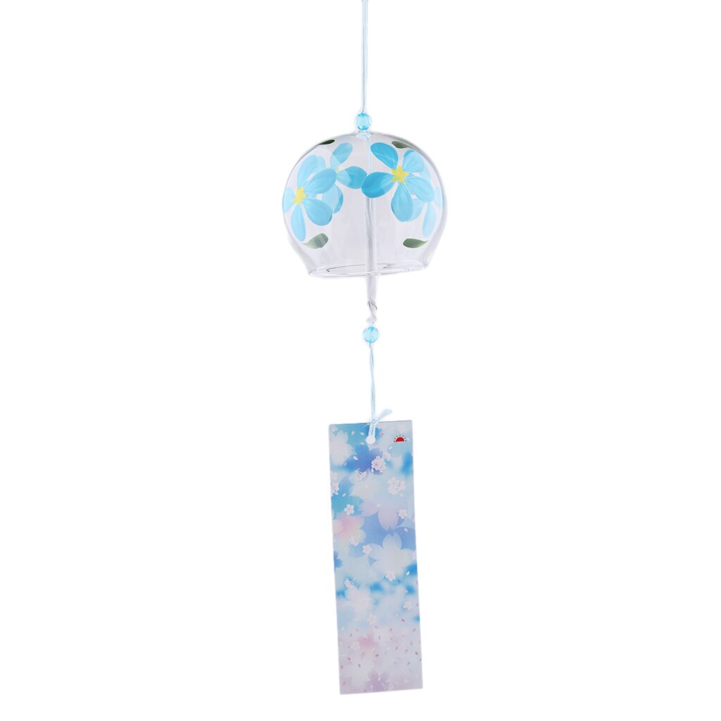japonaise verre vent cloche Furin vent carillons maison suspendus décor: 17