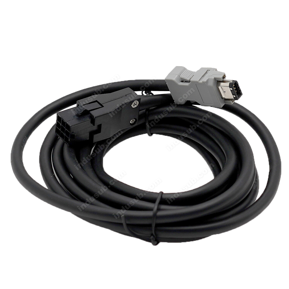 MFECA0100EAD-Cable codificador de servomotor serie A6, Cable de señal de controlador, línea de retroalimentación 9p MS-6P A 10m: Default Title