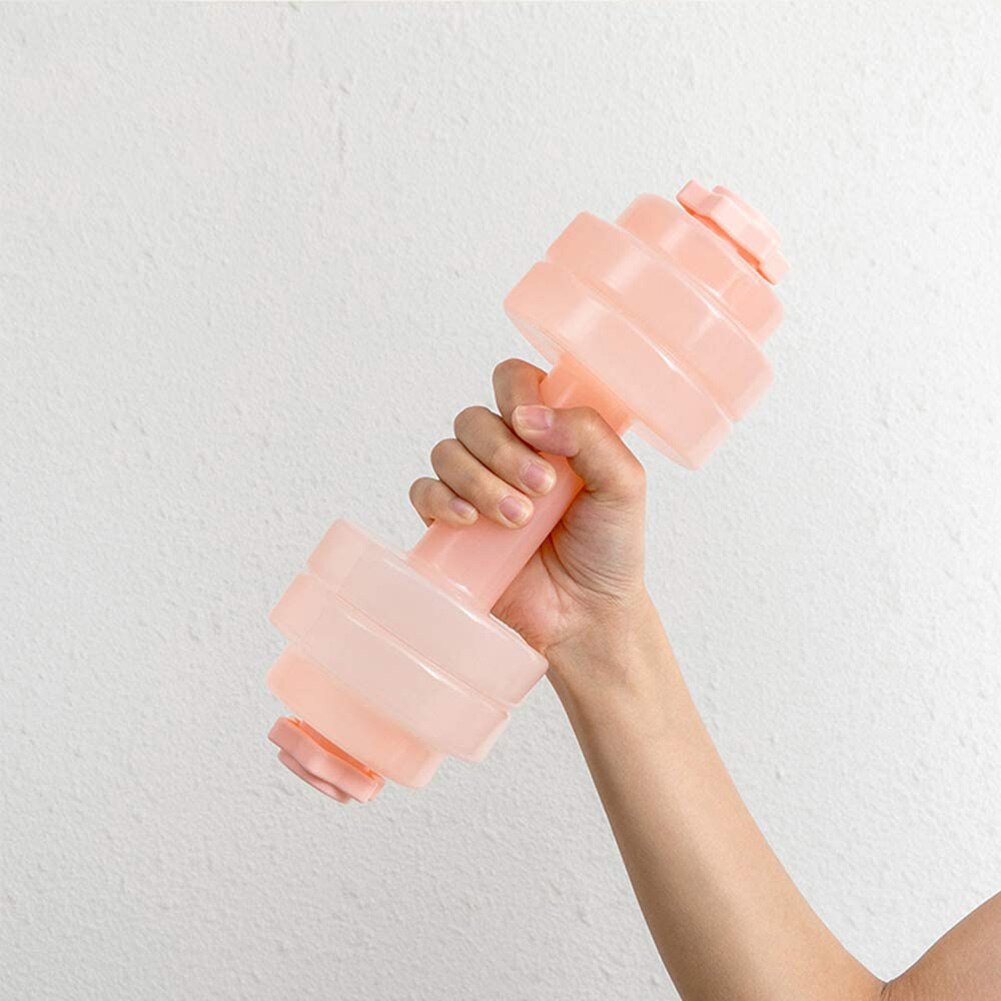 1Pc Water Filling Dumbbells for Fitness Body Building Men Women Adjustable Dumbbells Hand Weight Dumbbells Gym Fitness Dumbbell